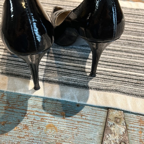 COLIN STUART d'Orsay Women Leather High Heel Pump Pointy Toe Shoe Sz 10 B - Picture 3 of 7